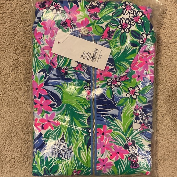 Lilly Pulitzer Jackets & Blazers - Lilly Pulitzer Disney Dreamin Leona Full Zip Utility Jacket Size L